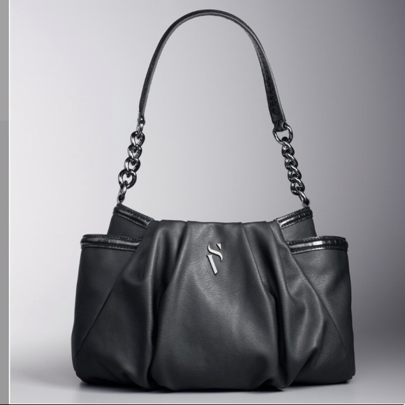 Vera Wang Handbags - Vera Wang Alicia Pleated Hobo Handbag NWT